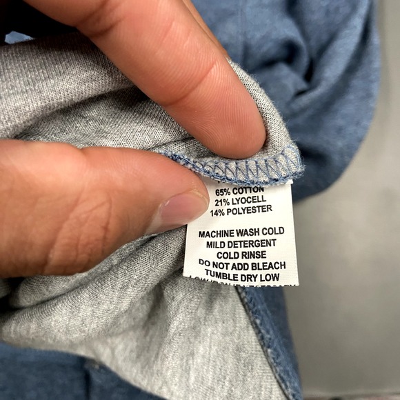 Johnnie-O Sweatshirt Mens Medium Blue 1/4 Zip Performance Pullover Stretch - Picture 7 of 7